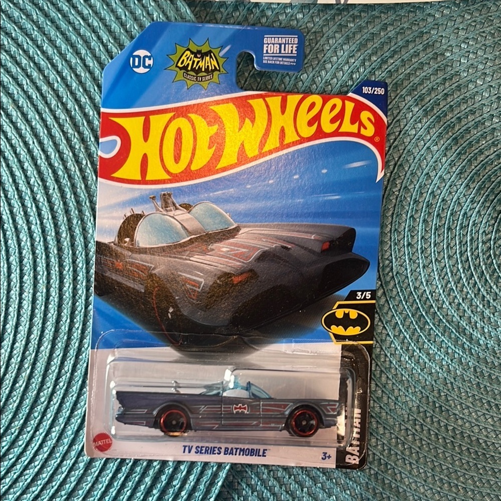 Hot Wheels Batman TV Series Batmobile - Black Hot Wheels Car
